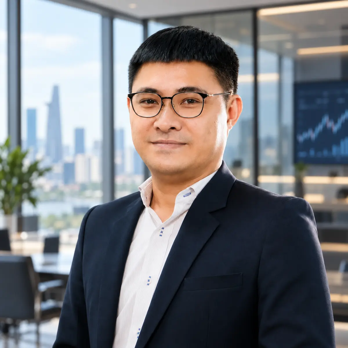Dương Hân trong không gian làm việc